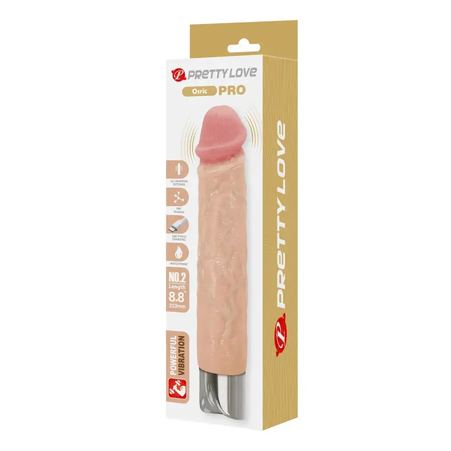 Elastīgs reālistisks vibrators PRETTY LOVE Osric Pro Photo 10