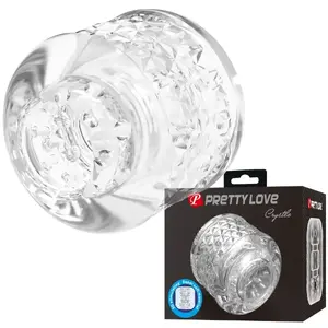 Мастурбатор pretty love CRYSTLE Double Entry — двойной вход, компактный корпус