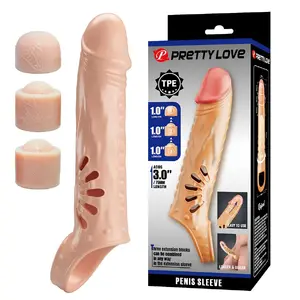 Penis sleeve with extenders, pretty love — model D-245182