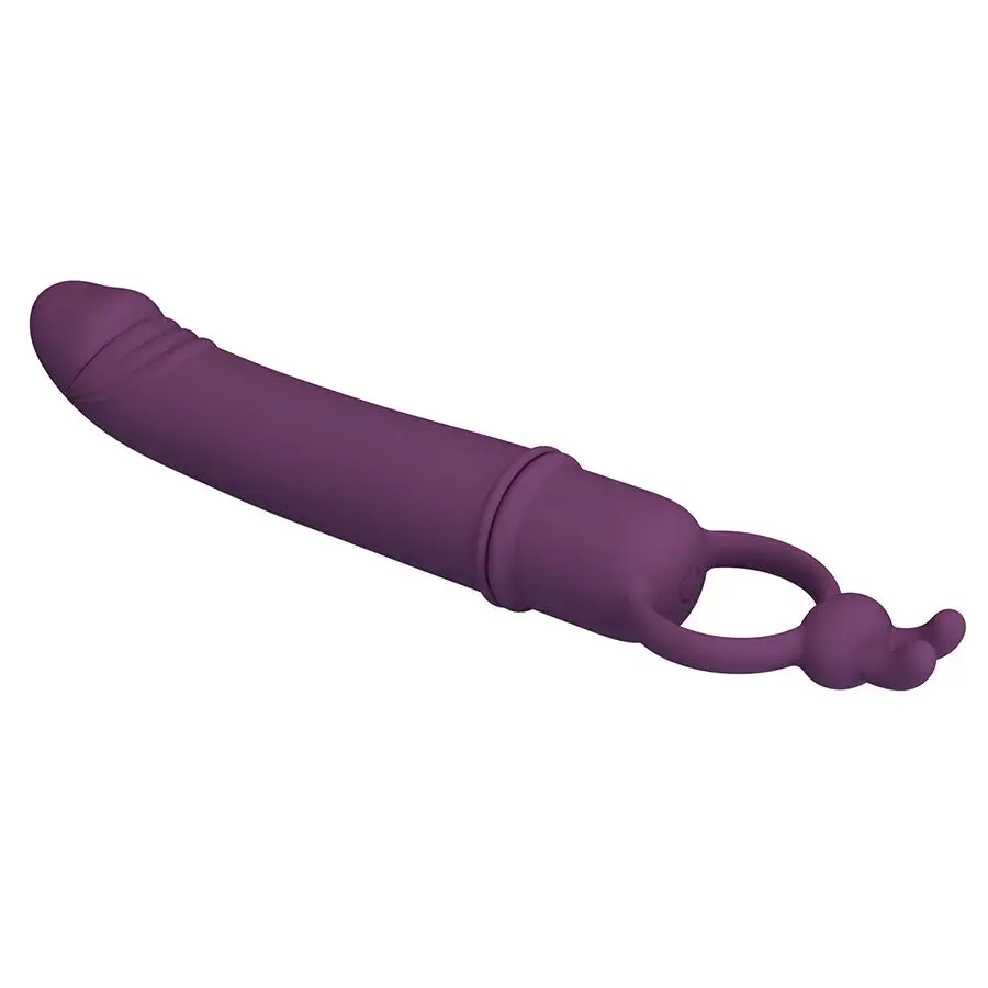 Vibrator penis form with resistance ring — pretty love CORA Photo 5