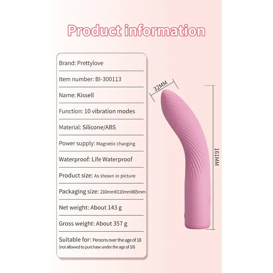 G-spot vibrator pretty love KISELL Photo 10