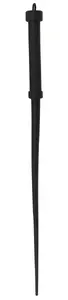 Whip Bad Kitty Whip Silicone — single-tailed silicone whip, 60 cm, black