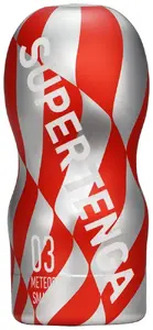 Vienreizlietojams masturbators TENGA Super Tenga Meteor Smash — 7.4×7.4×16.1 cm, elastomērs ar PU putu, 188 g