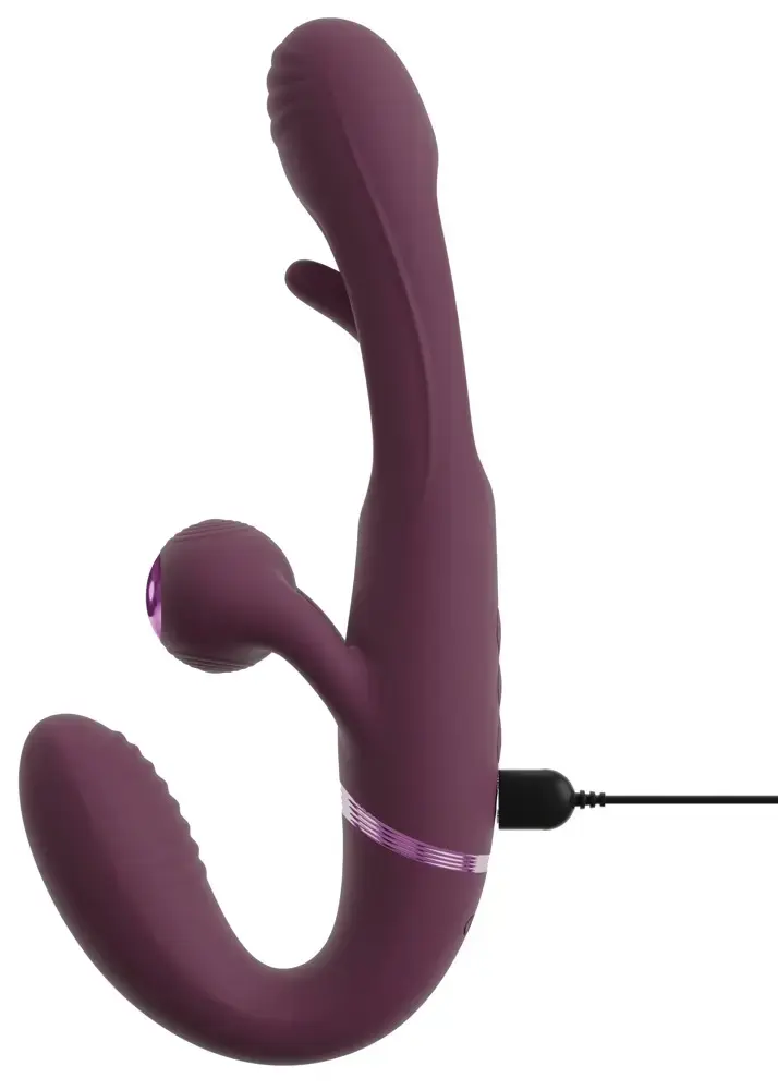 Strapless Strap-On Flic dubultais vibrators — Javida Photo 12
