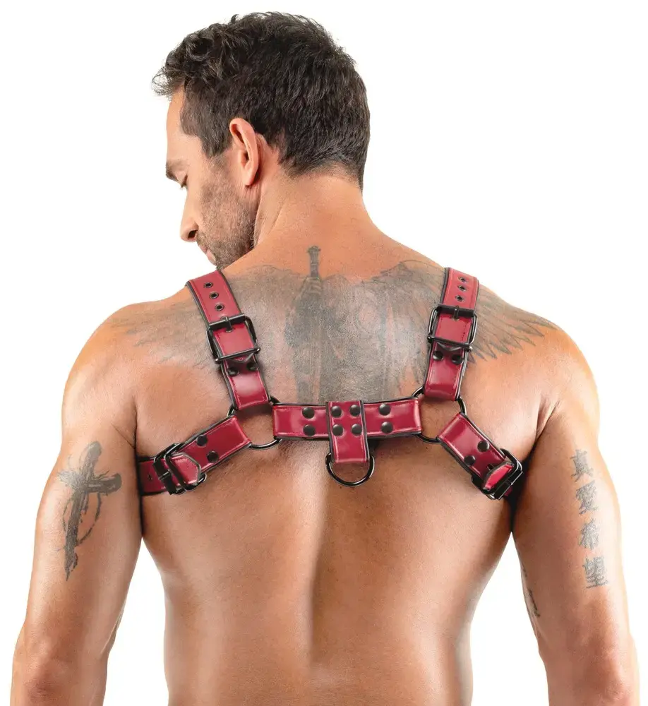 Плетёга на грудь Svenjoyment Men's Chest Harness красный S-XL Photo 5