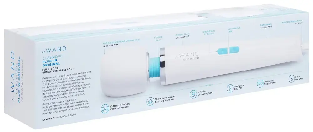 le wand Classique Plug-In wand masāžas ierīce Photo 7