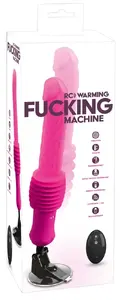Трусовой вибратор You2Toys RC Warming Fucking Machine Pin — ход 5 см, 3 скорости, 10 режимов вибрации, нагрев до 42°C, перезаряжаемый, присоска (30.3–36.8 см)