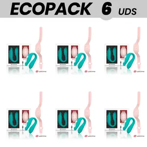 WearWatch WatchMe Dual Technology Vibrator — Sea Water / Pink, pack of 6