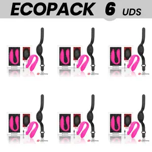 WearWatch WatchMe dual-vibrator technology watch — ECOPACK 6 units, Fuchsia/Azabache