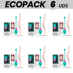 WearWatch WatchMe Remote Control Egg — Sea Water / Pink, Pack of 6
