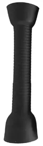 Silicone Sleeve accessory Autoblow VacuGlide Small — grooved small black silicone insert