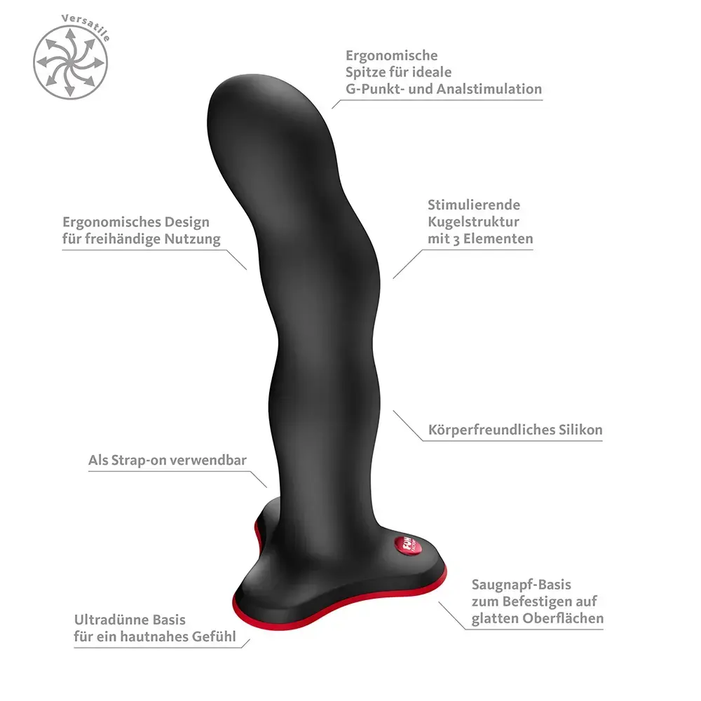 Dildo Fun Factory Bouncer Black Photo 7