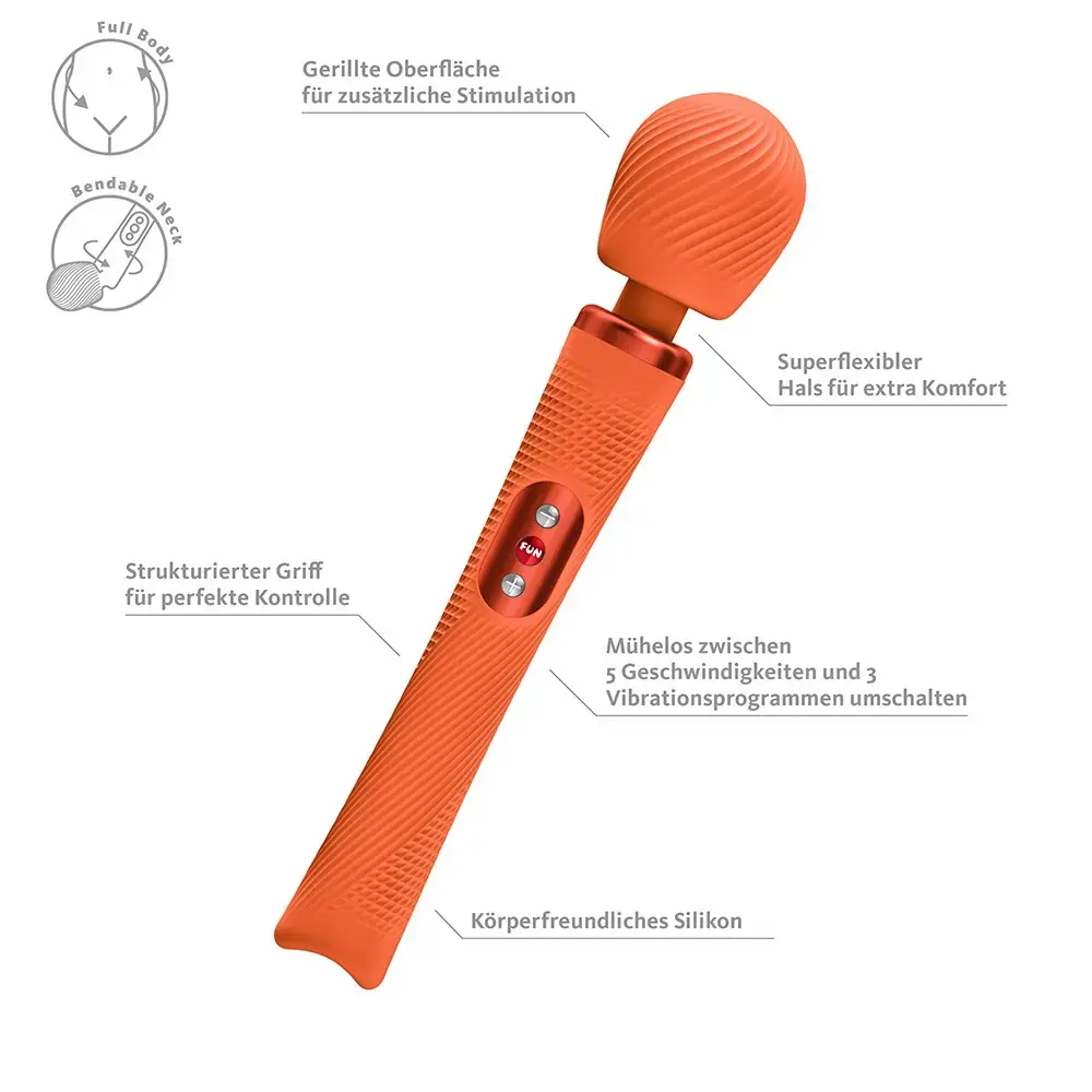 Fun Factory Vim Sunrise Orange — массажный венд Photo 8