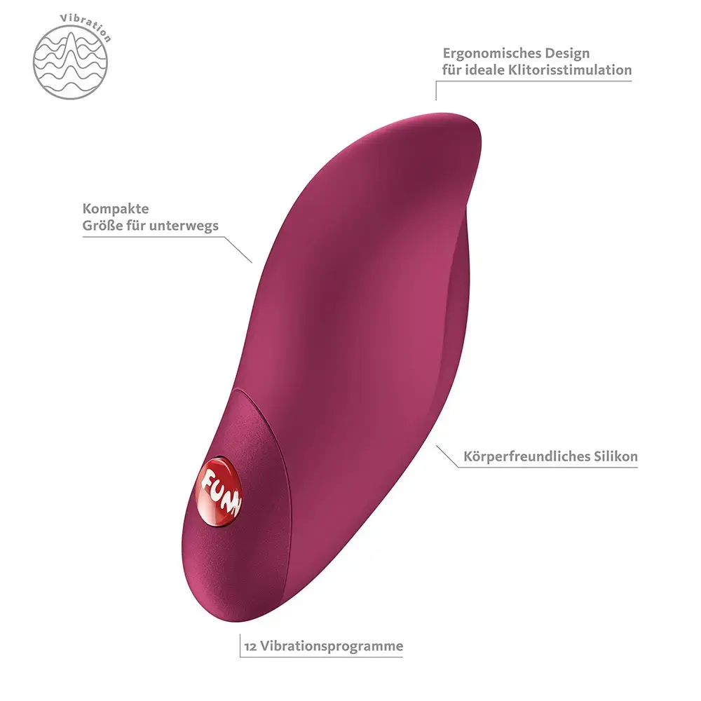 FUN FACTORY Charme Wine Red — пульсатор Photo 8