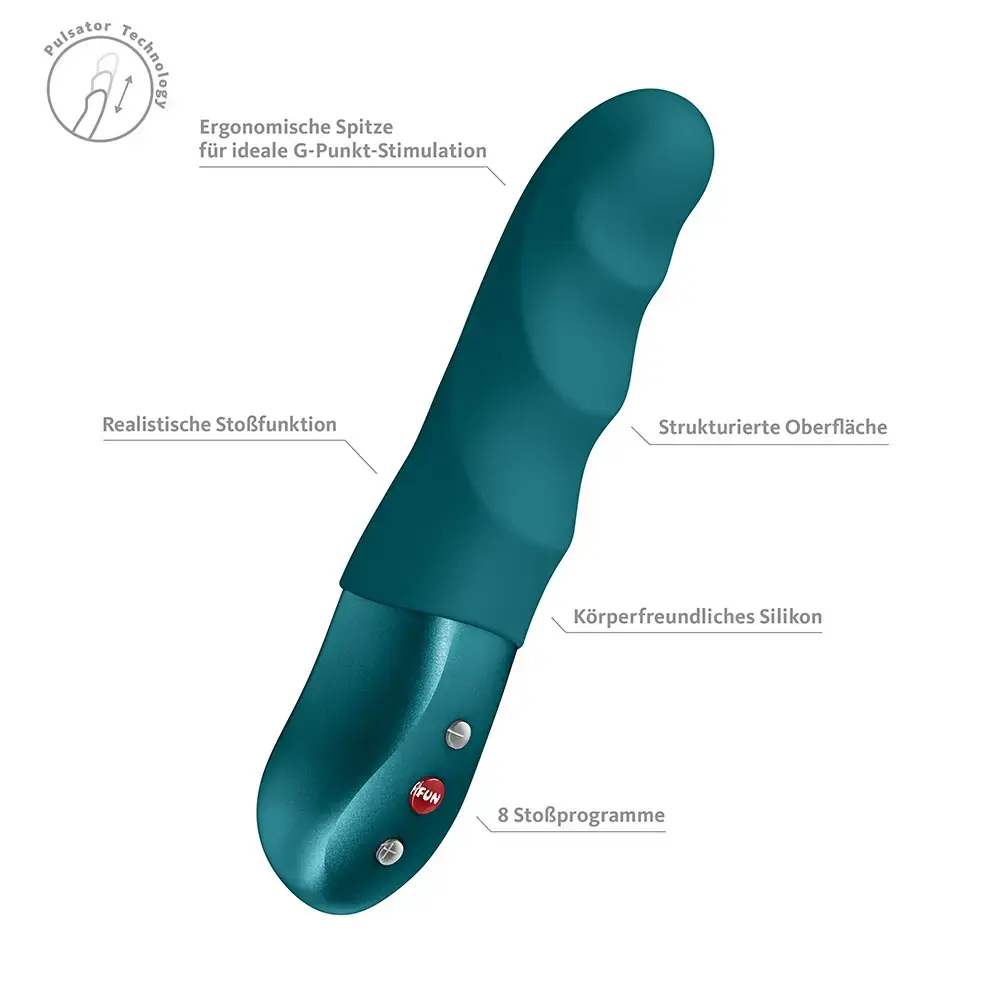 Vibrators Fun Factory Stronic Petite Deep Blue Sea Photo 5