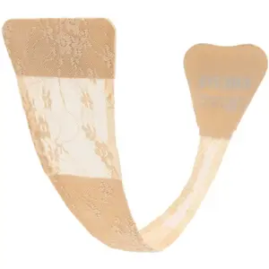 Adhesive Thong Lace Beige One Size — bye bra BYE-BRA