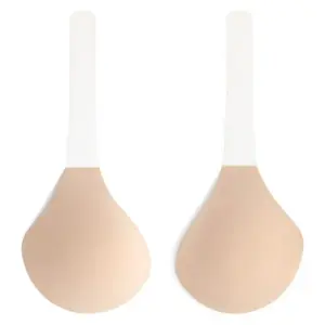 Līpējamais bezsiksnu un bez atzveltnes krūšturis bye bra BYE‑BRA Sculpting Lifts, bēšs, kausa izmērs E