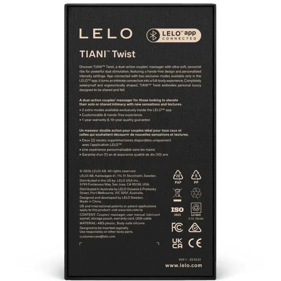 Lelo Tiani Twist couples vibrator Photo 4