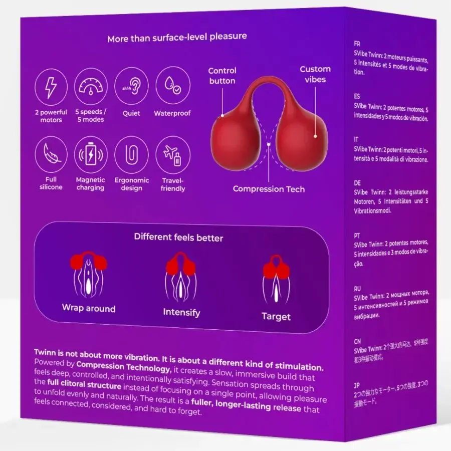 Pirkstu vibrators Snail Vibe Twinn Cherry Photo 5