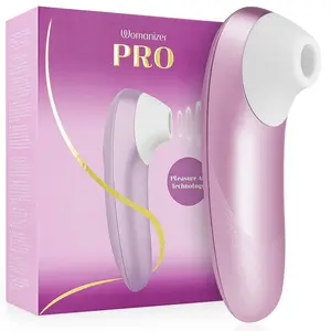 Clitoral Stimulator WOMANIZER Pro Vibrant — Contactless Air Technology, 11 Intensities, IPX7, Rechargeable (Lilac)