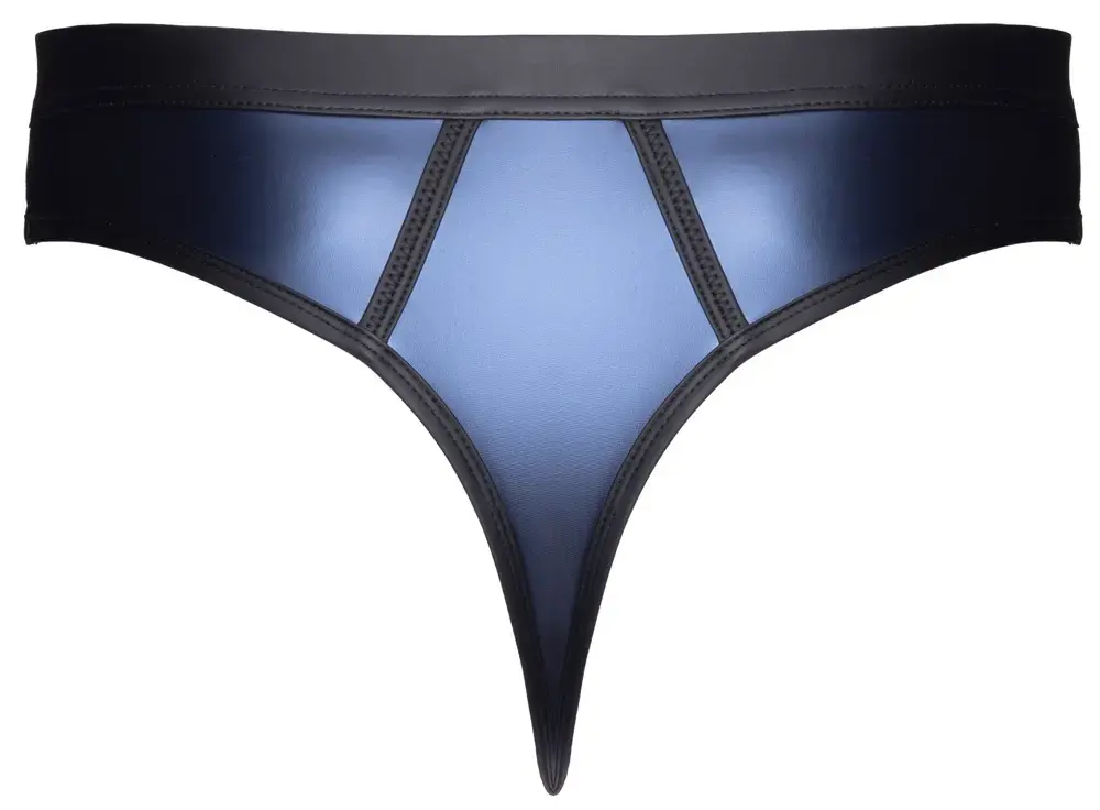 Svenjoyment Men's Thong M wetlook тёмно-синий Photo 9