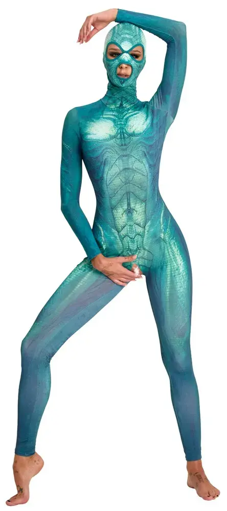 Beasty Cocks Jumpsuit green S/M кэтсьют Photo 2