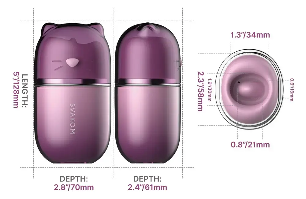 Svakom Klitty Dusty Lavender лежащий вибратор Photo 16