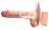 Nature Skin 3in1 pagarinātājs, dildo un masturbators Photo 11
