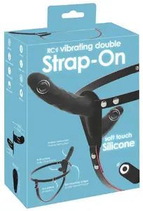 You2Toys RC Vibrating Double Strap-On with Remote Control and 10 Vibration Modes