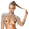 Нагрудное украшение Bad Kitty с шипами Photo 2