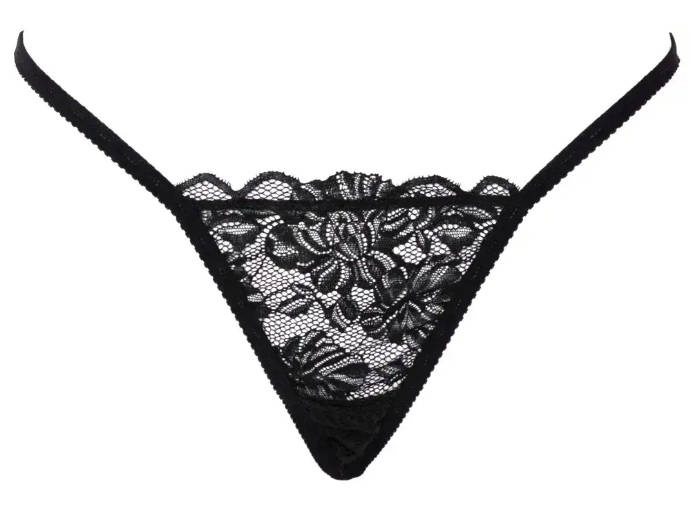 Cottelli Collection Rhinestones String Panty Photo 4