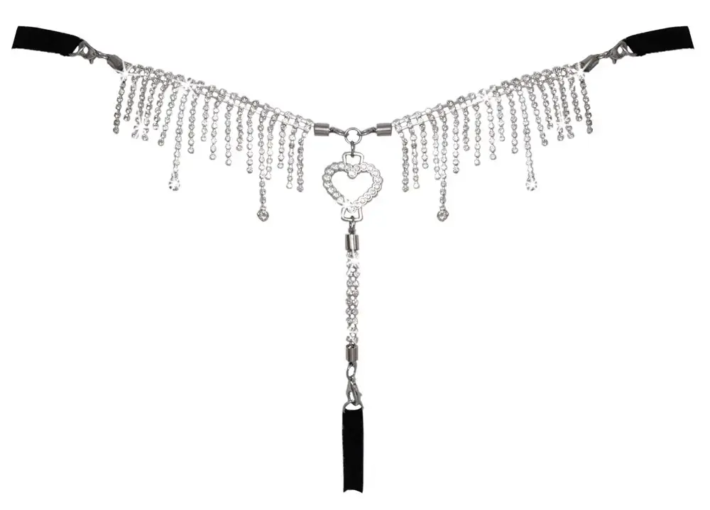 Cottelli Collection Rhinestones String Panty Photo 5