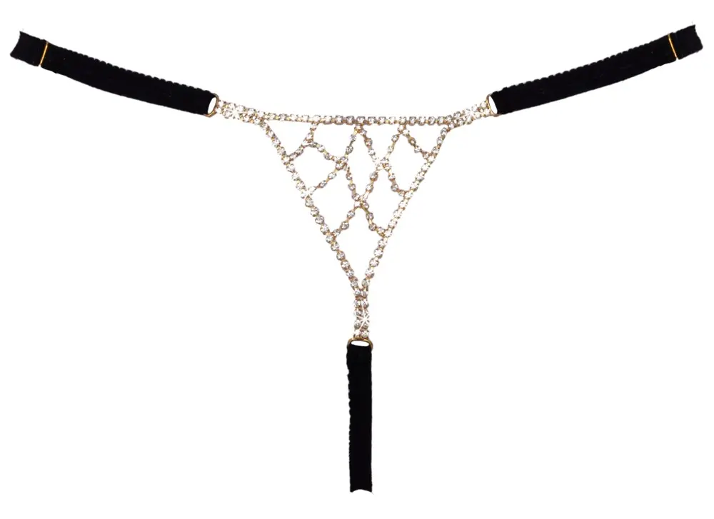 Cottelli Collection Thong with Rhinestones Photo 7