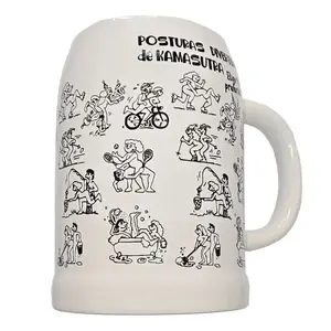 Diablo Picante Kamasutra Beer Pitcher 700ml Ceramic Mug