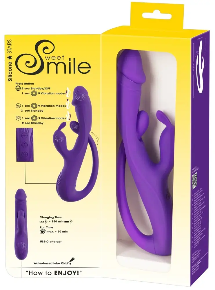 Вибратор Sweet Smile Rabbit Vibe для точки G Photo 15