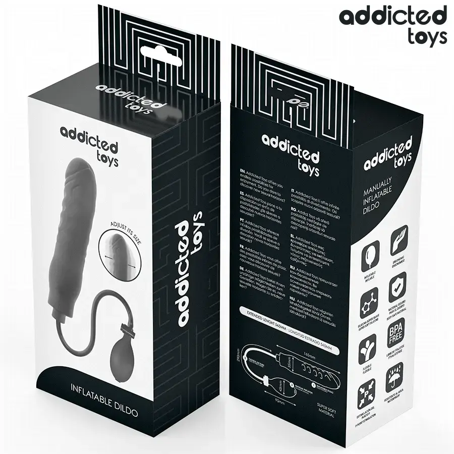 Addicted Toys Inflatable Dildo Model 3 | Adjustable Silicone Toy Photo 7