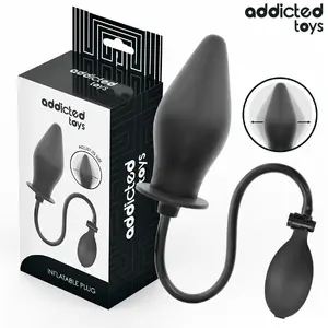 Addicted Toys Model 2 Inflatable Anal Plug, Adjustable Silicone Butt Plug
