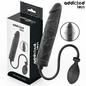 Addicted Toys piepūšamais dildo Model 4, regulējams silikona stimulators