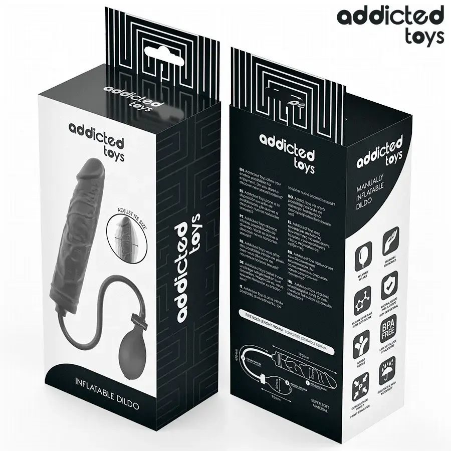 Addicted Toys Inflatable Dildo Model 4 | Adjustable Stimulator Photo 7