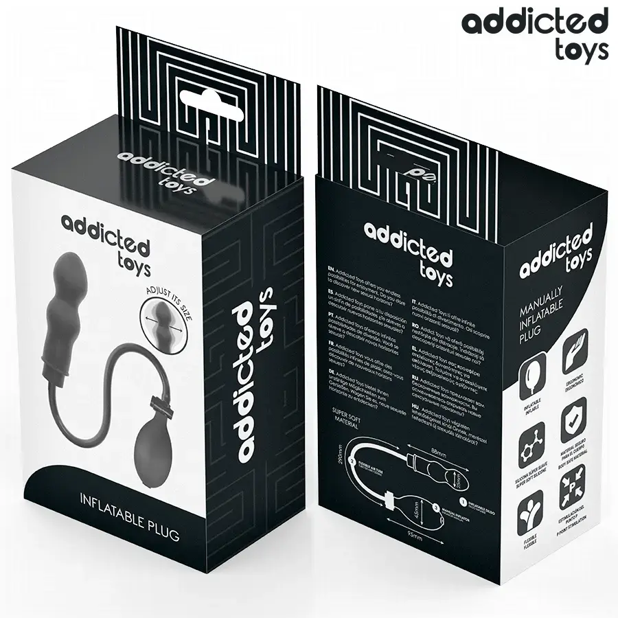 Addicted Toys Model 1 piepūšams anālais korķis Photo 7