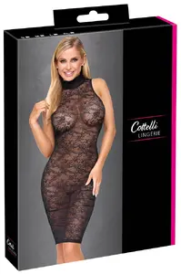 Кружевное платье Cottelli Collection, облегающее платье без рукавов