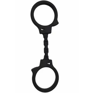 Diablo Picante Silicone Handcuffs Black