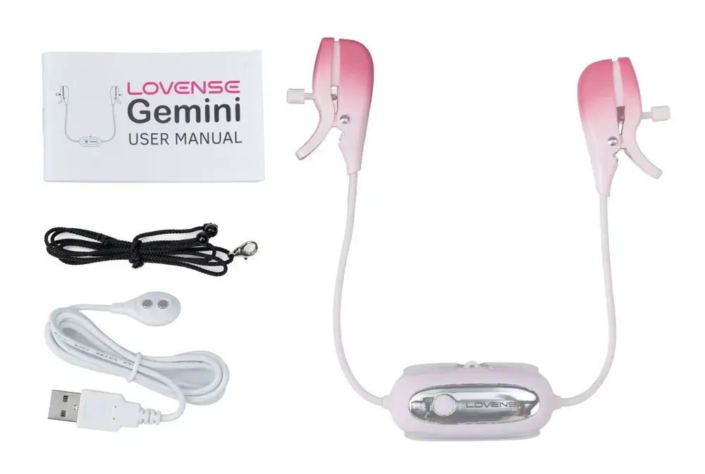Lovense Gemini Bluetooth Vibrating Nipple Clamps Photo 11