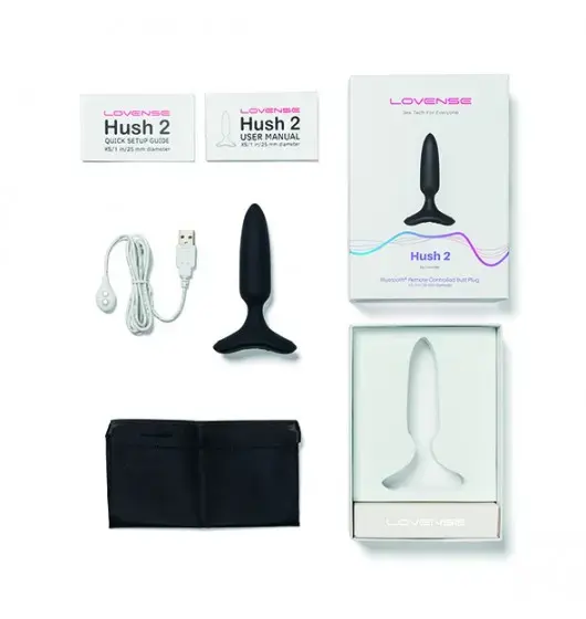 Lovense Hush 2 vibrējošs anālais korķis ar lietotnes vadību Photo 4