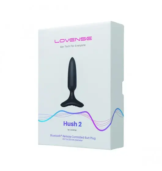 Lovense Hush 2 vibrējošs anālais korķis ar lietotnes vadību Photo 5