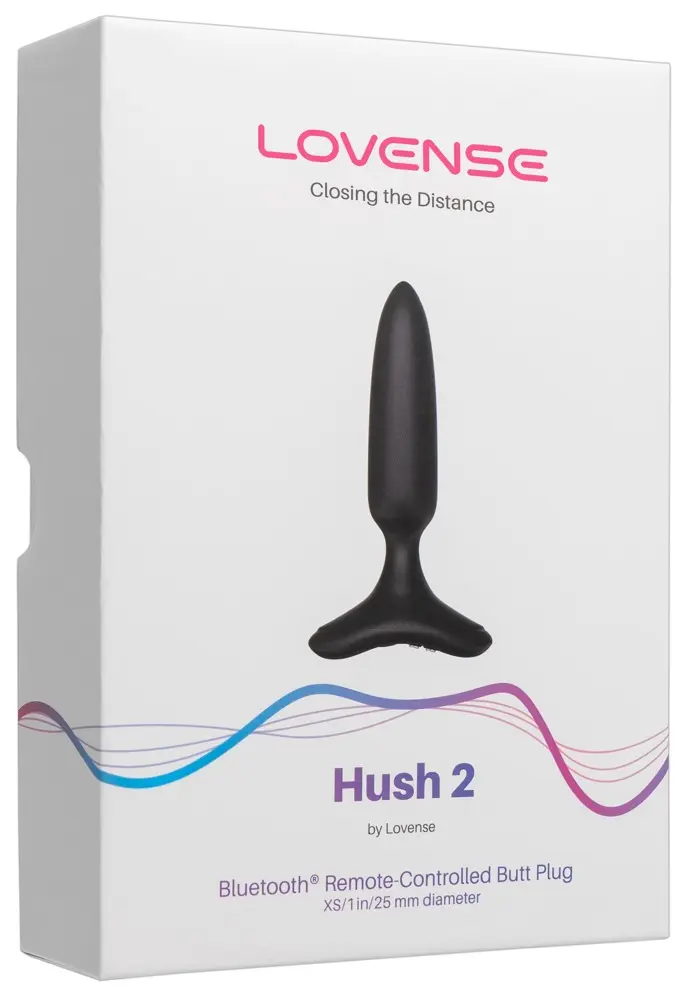Lovense Hush 2 vibrējošs anālais korķis ar lietotnes vadību Photo 6