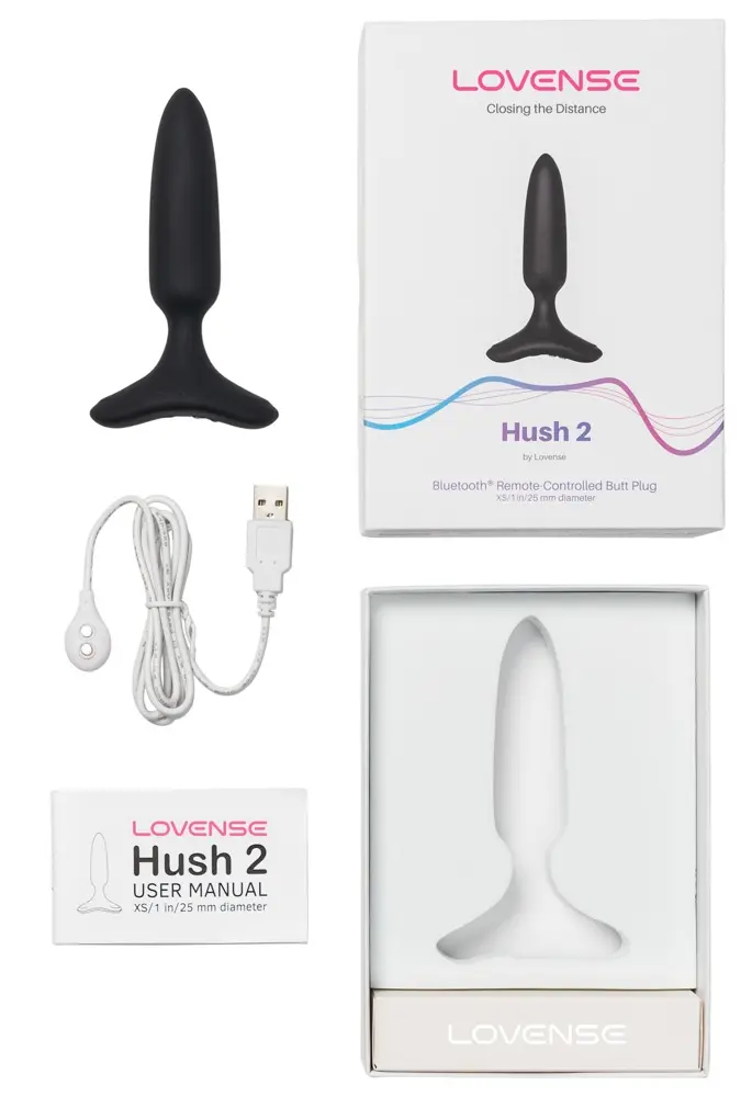 Lovense Hush 2 vibrējošs anālais korķis ar lietotnes vadību Photo 12