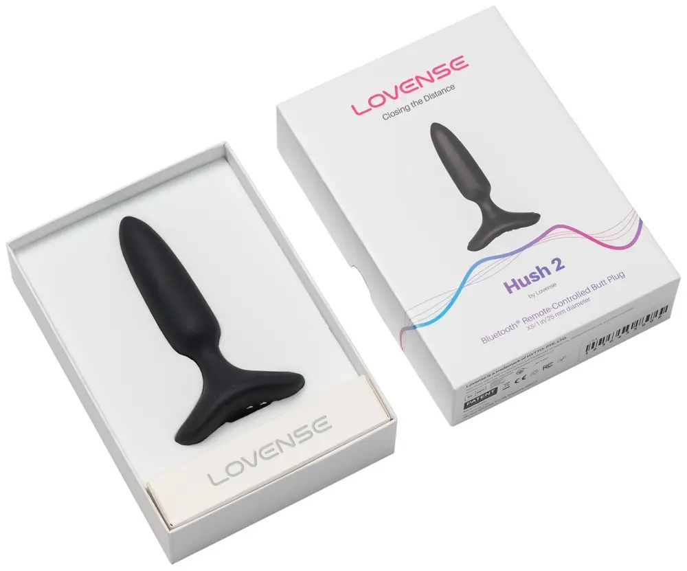 Lovense Hush 2 vibrējošs anālais korķis ar lietotnes vadību Photo 14