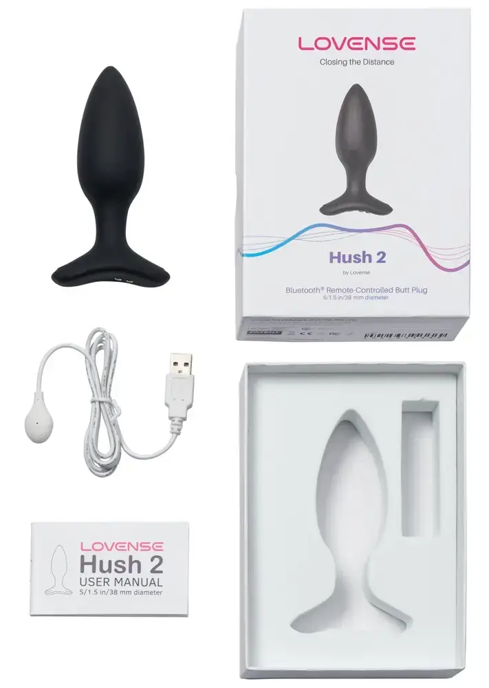 Lovense Hush 2 (1.5) Vibrating Butt Plug | Size M Photo 7