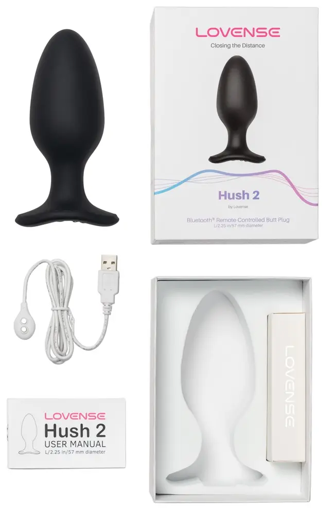Lovense Hush 2 vibrējošs anālais korķis Photo 10